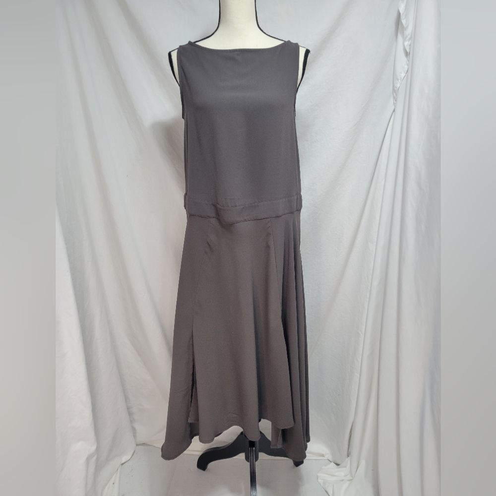 Prologue sleeveless polyester handkerchief bottom lightweight maxi dress sz S